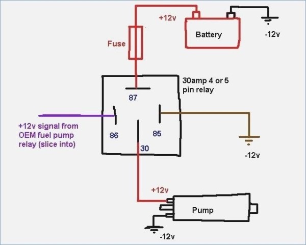 Bosch Relay 12v 30a Wiring Diagram â Amalgamagency Co